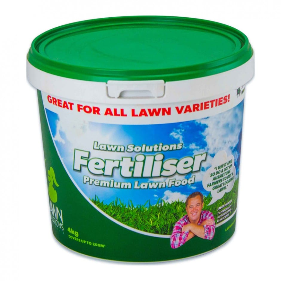 Lawn Solutions Premium Lawn Fertiliser 4kg | Shop @ Cobbittyturf.com.au